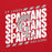 Close-up view of Cypress Lakes High School Spartans Red Classic Unisex Hoodie 223