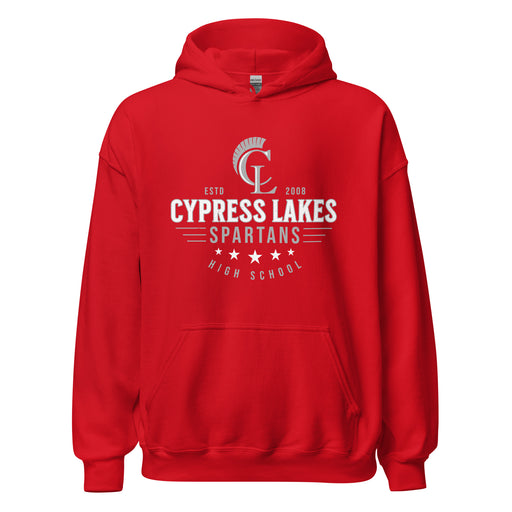 Cypress Lakes High School Spartans Red Classic Unisex Hoodie 217
