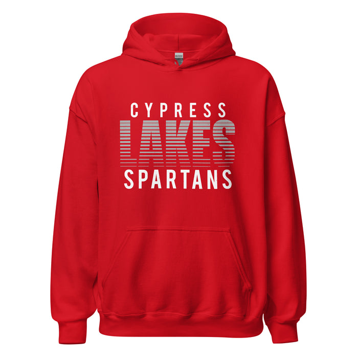 Cypress Lakes High School Spartans Red Classic Unisex Hoodie 024