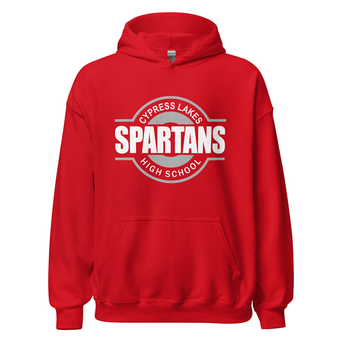 Cypress Lakes High School Spartans Red Classic Unisex Hoodie 011