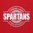 Close-up view of Cypress Lakes High School Spartans Red Classic Unisex Hoodie 011
