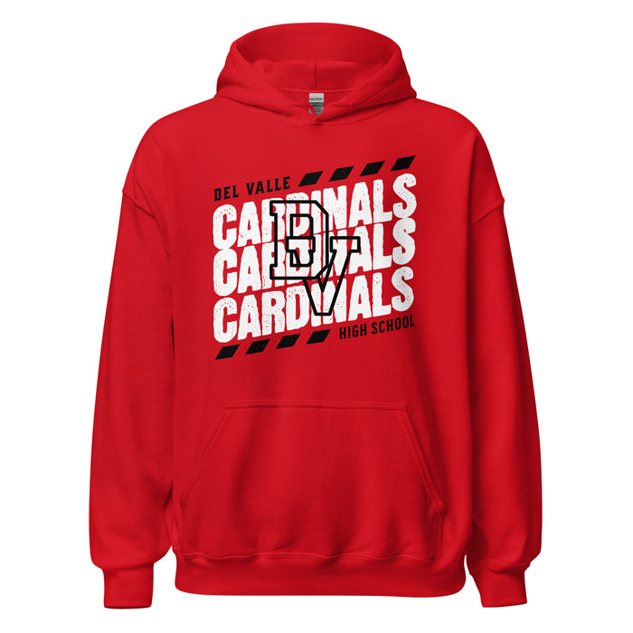 Del Valle High School Cardinals Red Classic Unisex Hoodie 223