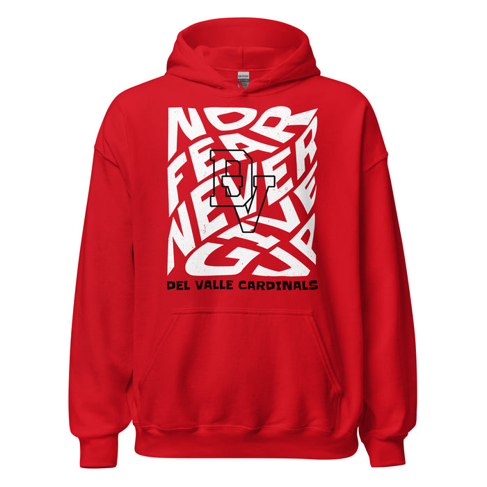 Del Valle High School Cardinals Red Classic Unisex Hoodie 236