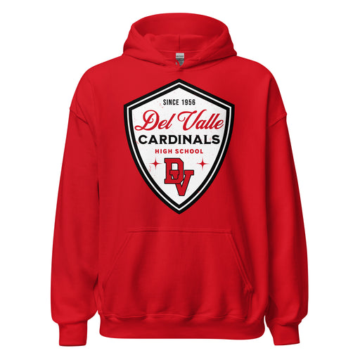 Del Valle High School Cardinals Red Classic Unisex Hoodie 225