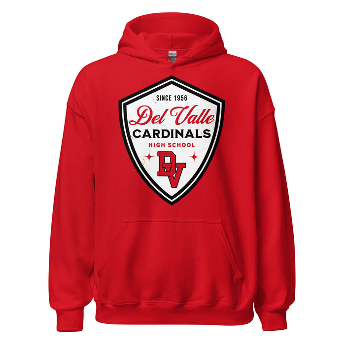 Del Valle High School Cardinals Red Classic Unisex Hoodie 225