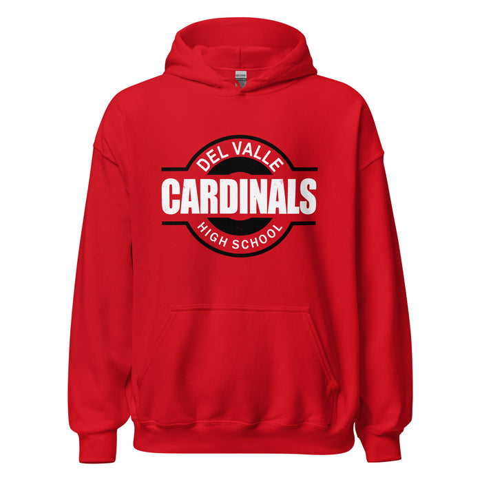 Del Valle High School Cardinals Red Classic Unisex Hoodie 011
