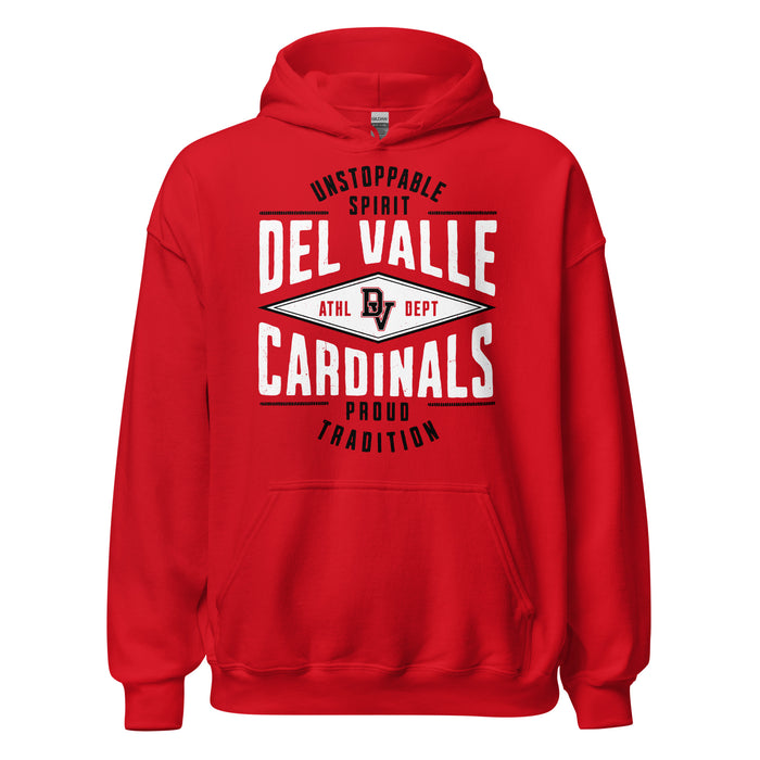 Del Valle High School Cardinals Red Classic Unisex Hoodie 210