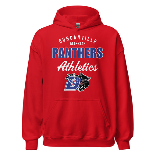 Duncanville High School Panthers Red Classic Unisex Hoodie 034