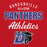 Close-up view of Duncanville High School Panthers Red Classic Unisex Hoodie 034