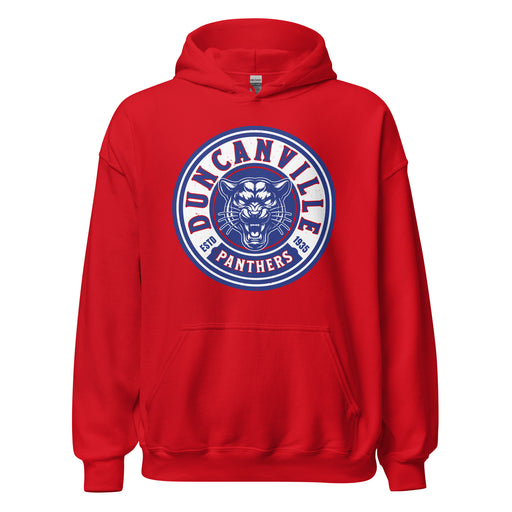 Duncanville High School Panthers Red Classic Unisex Hoodie 220