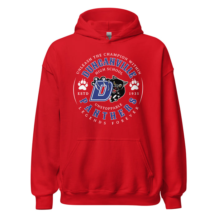 Duncanville High School Panthers Red Classic Unisex Hoodie 214
