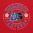 Close-up view of Duncanville High School Panthers Red Classic Unisex Hoodie 214