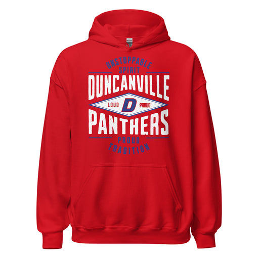 Duncanville High School Panthers Red Classic Unisex Hoodie 210