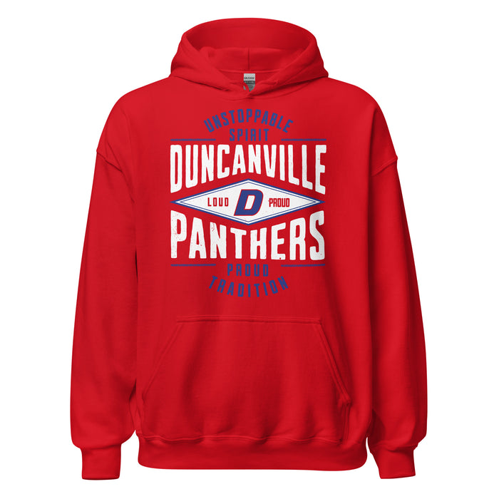 Duncanville High School Panthers Red Classic Unisex Hoodie 210