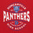 Back view of Duncanville High School Panthers Red Classic Unisex Hoodie 218
