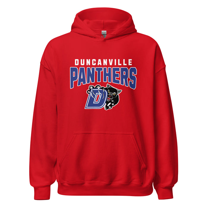 Duncanville High School Panthers Red Classic Unisex Hoodie 234