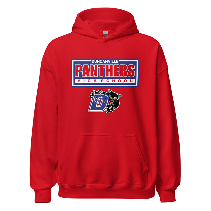 Duncanville High School Panthers Red Classic Unisex Hoodie 049