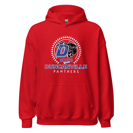 Duncanville High School Panthers Red Classic Unisex Hoodie 226