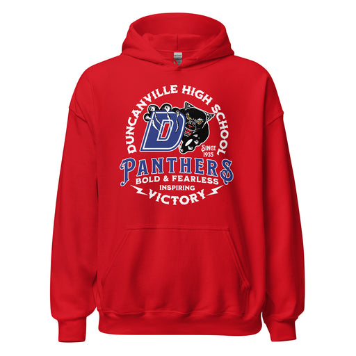 Duncanville High School Panthers Red Classic Unisex Hoodie 206