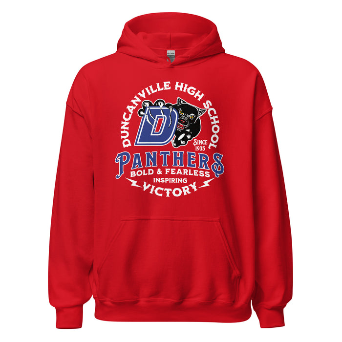 Duncanville High School Panthers Red Classic Unisex Hoodie 206