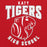 Close-up view of Katy High School Tigers Red Classic Unisex Hoodie 213