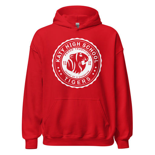 Katy High School Tigers Red Classic Unisex Hoodie 216
