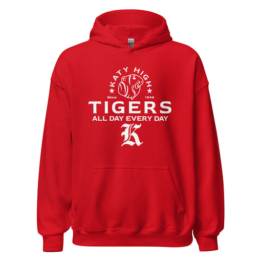 Katy High School Tigers Red Classic Unisex Hoodie 222