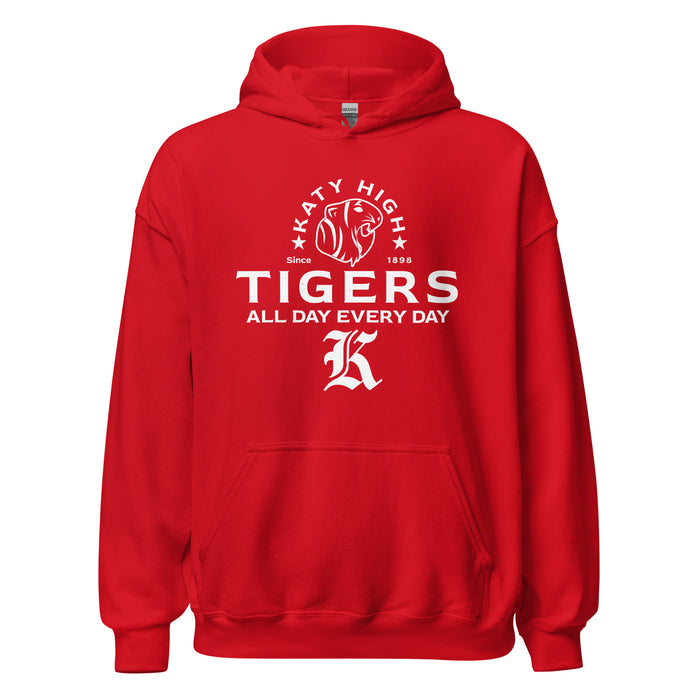Katy High School Tigers Red Classic Unisex Hoodie 222