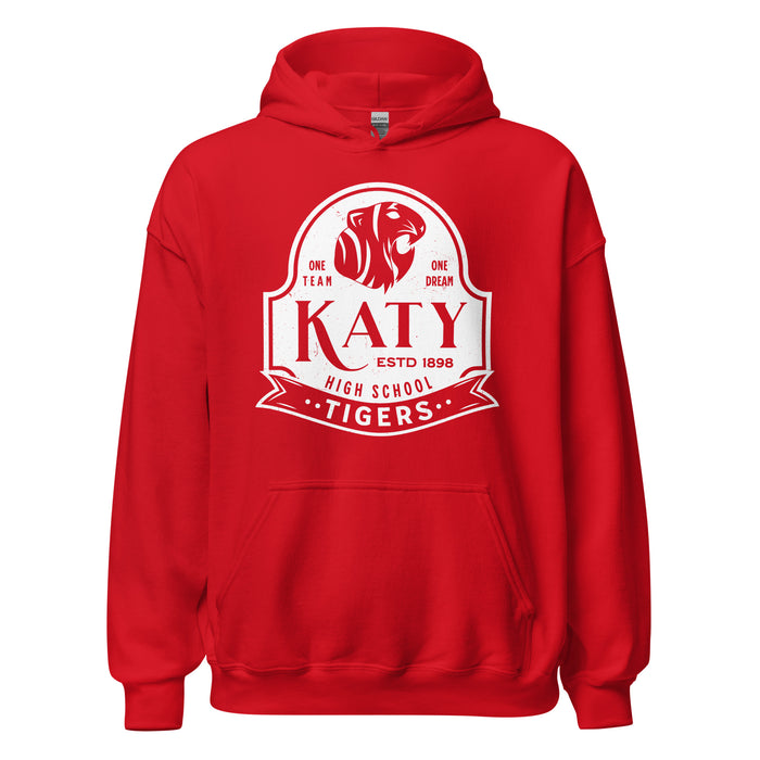 Katy High School Tigers Red Classic Unisex Hoodie 219