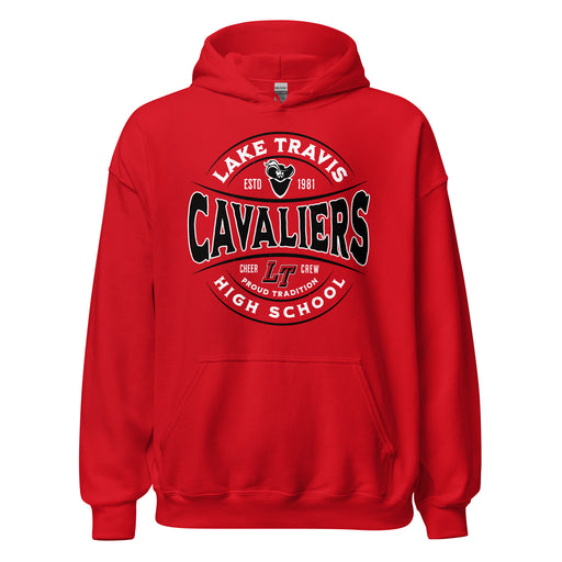 Lake Travis High School Cavaliers Red Classic Unisex Hoodie 218