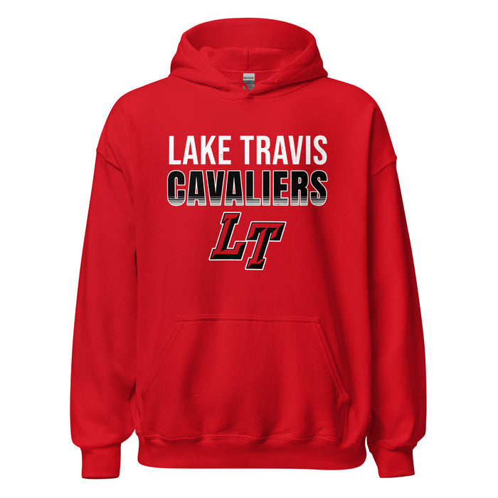 Lake Travis High School Cavaliers Red Classic Unisex Hoodie 024