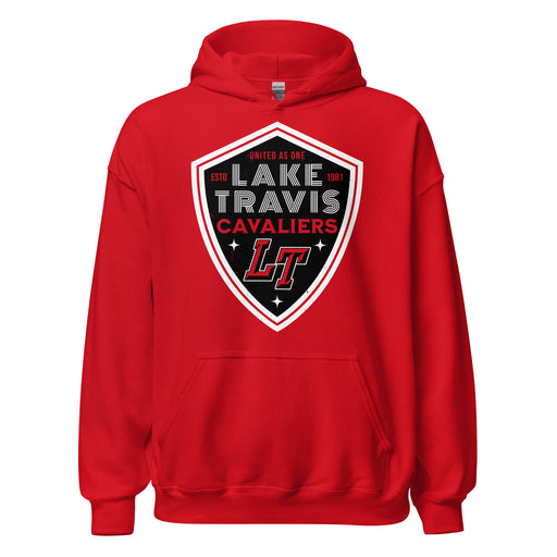 Lake Travis High School Cavaliers Red Classic Unisex Hoodie 225