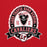 Close-up view of Lake Travis High School Cavaliers Red Classic Unisex Hoodie 212