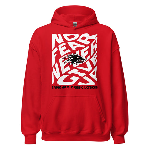 Langham Creek High School Lobos Red Classic Unisex Hoodie 236