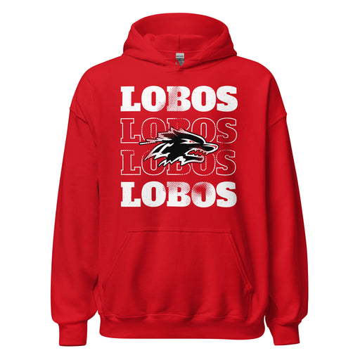 Langham Creek High School Lobos Red Classic Unisex Hoodie 233