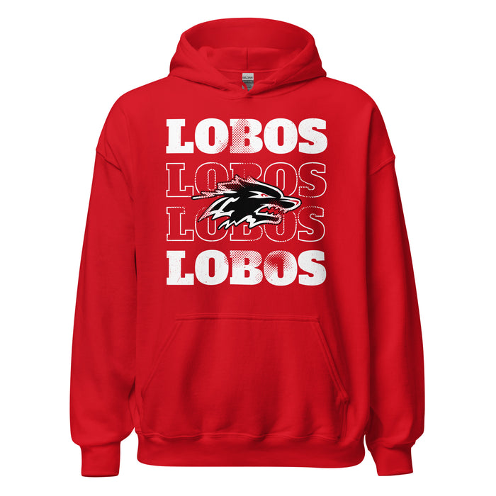 Langham Creek High School Lobos Red Classic Unisex Hoodie 233