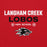 Back view of Langham Creek High School Lobos Red Classic Unisex Hoodie 003