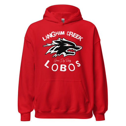 Langham Creek High School Lobos Red Classic Unisex Hoodie 228