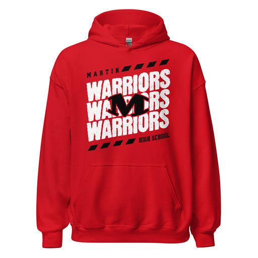 Martin High School Warriors Red Classic Unisex Hoodie 223