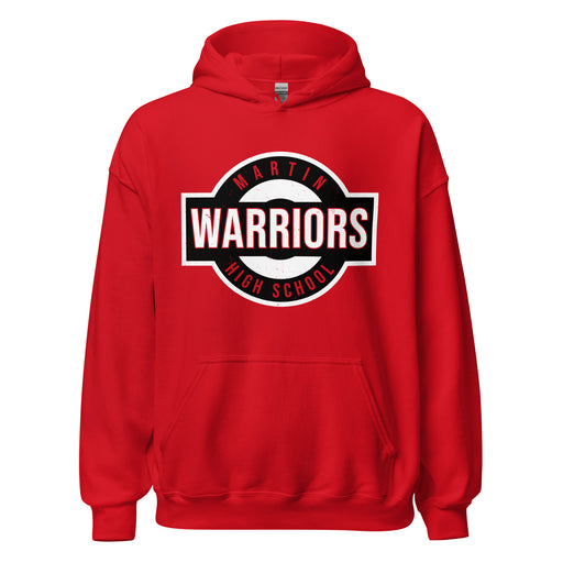 Martin High School Warriors Red Classic Unisex Hoodie 011