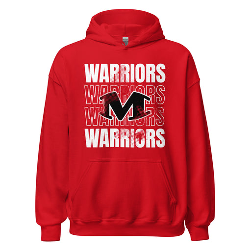 Martin High School Warriors Red Classic Unisex Hoodie 233