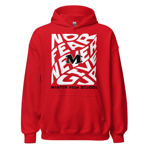 Martin High School Warriors Red Classic Unisex Hoodie 236