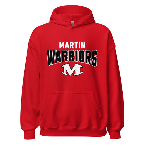 Martin High School Warriors Red Classic Unisex Hoodie 234