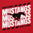 Close-up view of North Shore High School Mustangs Red Classic Unisex Hoodie 223