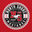Close-up view of North Shore High School Mustangs Red Classic Unisex Hoodie 203