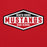 Close-up view of North Shore High School Mustangs Red Classic Unisex Hoodie 009