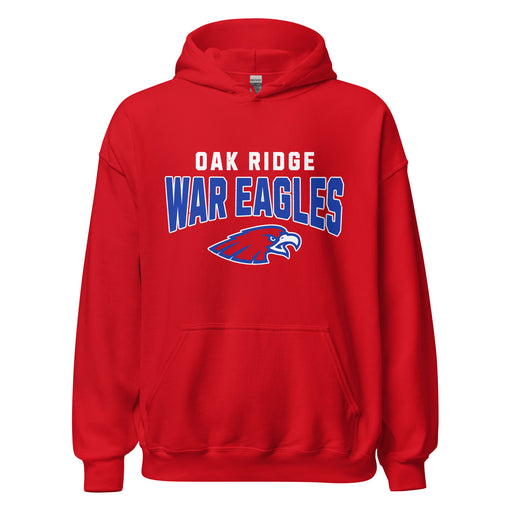 Oak Ridge High School War Eagles Red Classic Unisex Hoodie 234