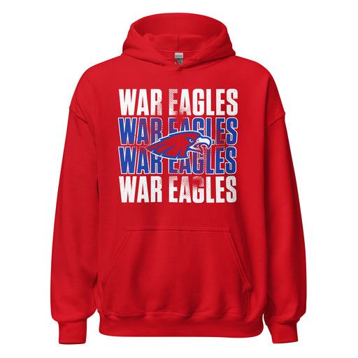 Oak Ridge High School War Eagles Red Classic Unisex Hoodie 233