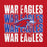 Close-up view of Oak Ridge High School War Eagles Red Classic Unisex Hoodie 233