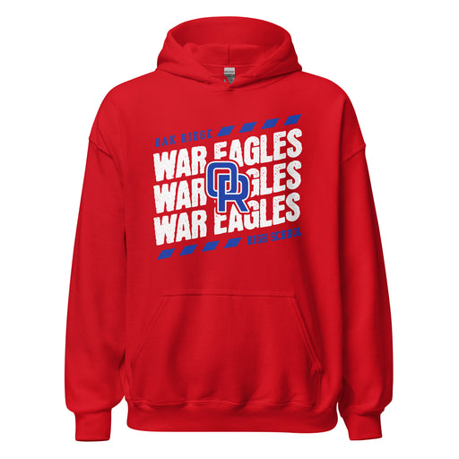 Oak Ridge High School War Eagles Red Classic Unisex Hoodie 223